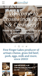 Mobile Screenshot of crosswindsfarmcreamery.com